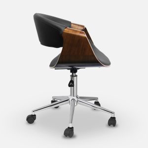 Curve Danish Low Back Office Chair_Black 2