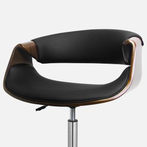 Curve Danish Low Back Office Chair_Black 3