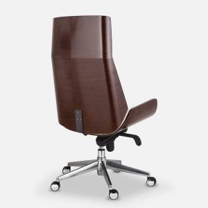 Danish High Back Office Chair Bracket_White 4