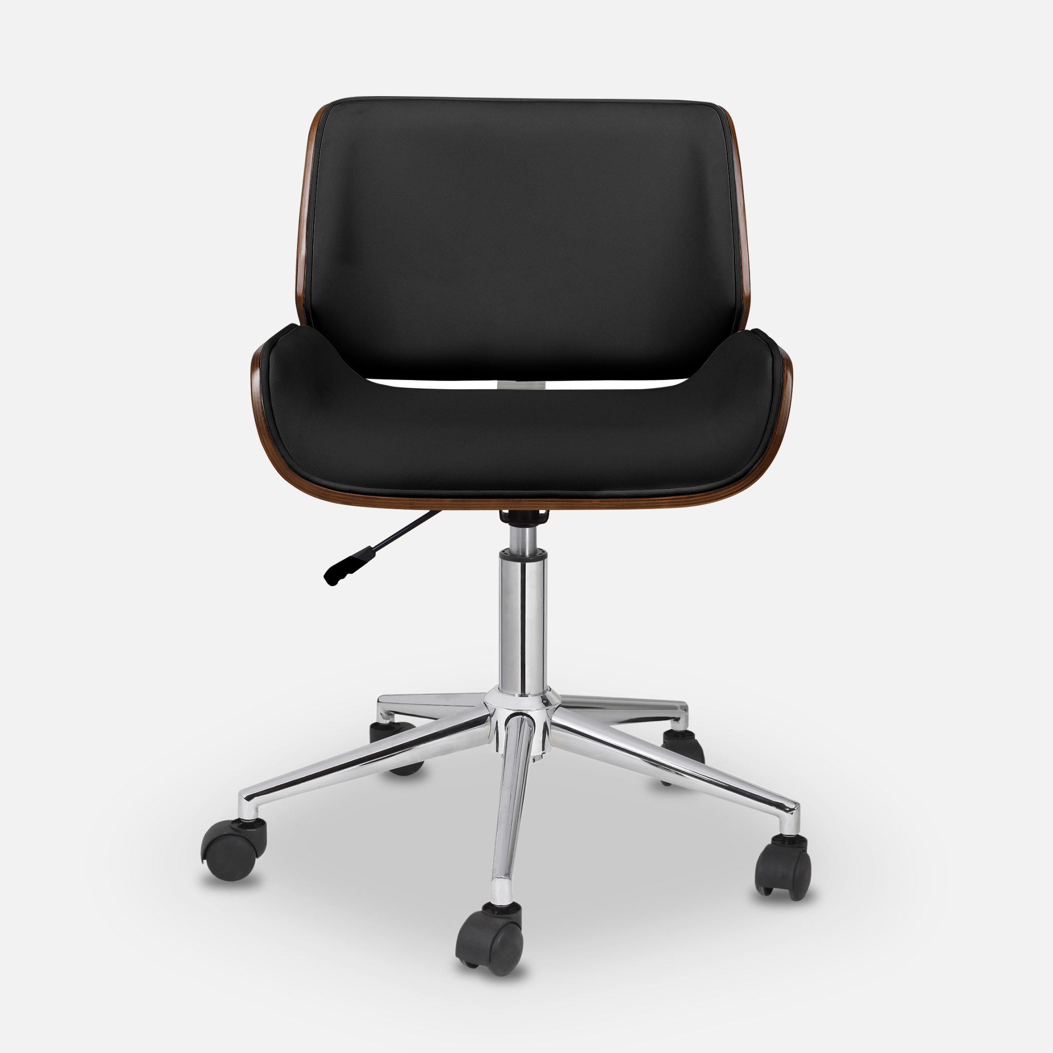 Danish Low Back Office Chair_Black 1