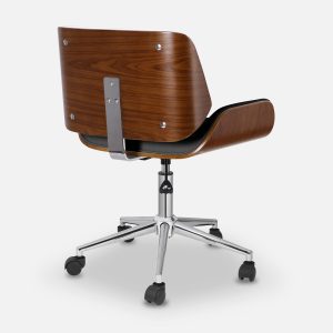 Danish Low Back Office Chair_Black 3